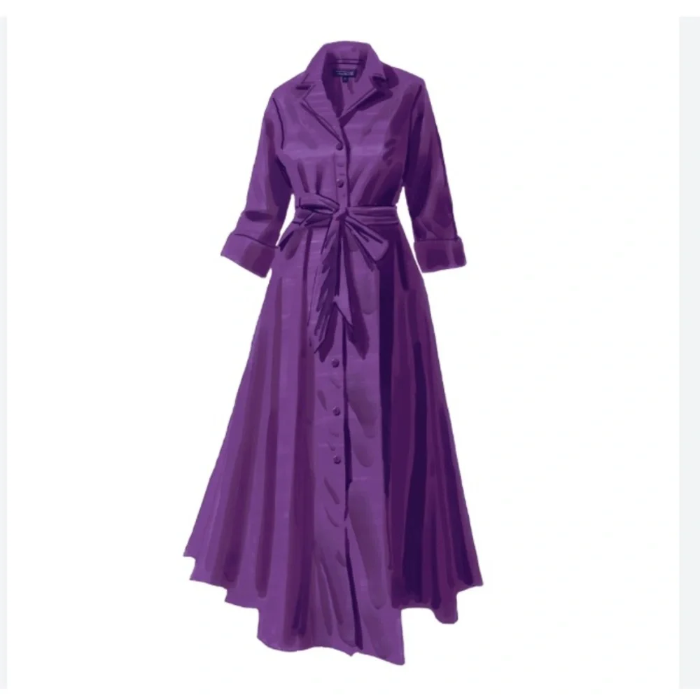 The J. Peterman Company long sleeve 1947 dress - Picture 8 of 8